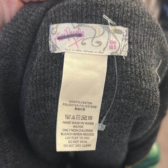 NEW Free People Woodstock green brushed plaid collared 3/4 zip poncho jacket - Picture 11 of 11